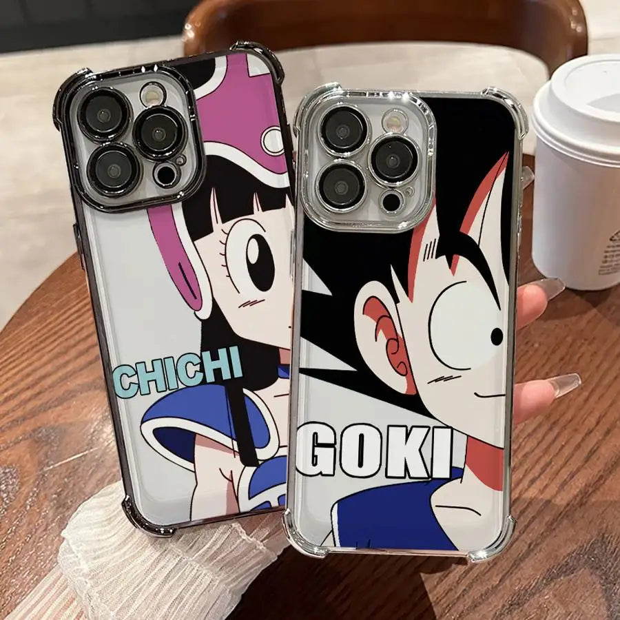 Dragon Ball Anime Phone Case – Cute Cartoon Soft Shell for iPhone 11–16 Pro Max