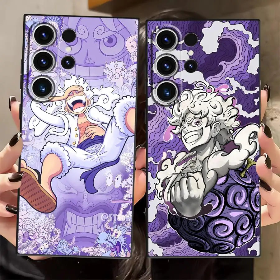 Ones Pieces Anime Funda Phone Cover Case for Samsung Galaxy S9 S25 Ultra S21 S20 S23 FE S22 S24 Plus