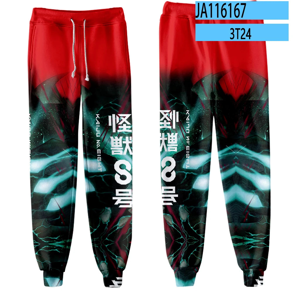 Kaiju No. 8 3D Jogger Pants – Anime Fitness & Casual Sweatpants