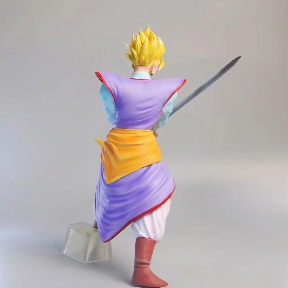 29cm/11.42in Anime Dragon Ball Figure King Kai Gohan Action Figures Pvc Statue Desktop Ornamen Collection Model Toys Gifts