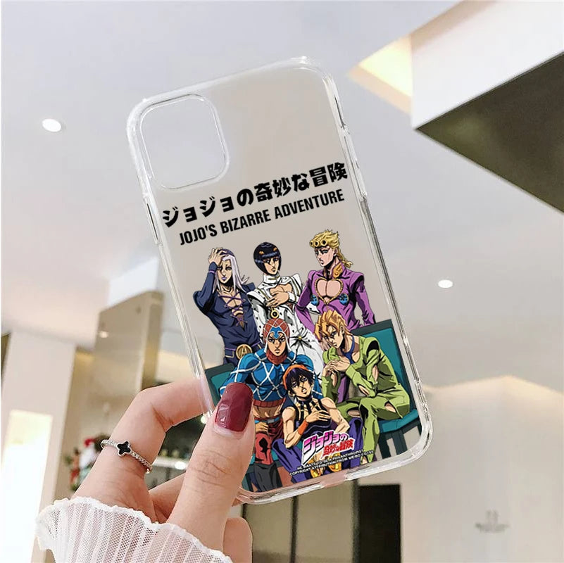 JoJo's Bizarre Adventure JoJo Anime Phone Cover For iPhone 11 12 13 14 15 16 17 Pro Max 16 15 14 Plus 17AIR Soft Silicone Case