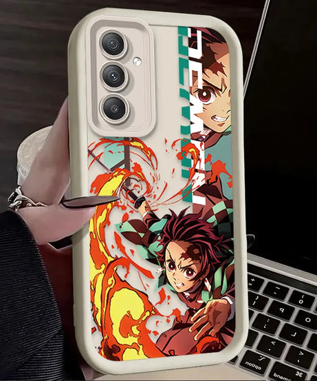 Anime Demon Slayer Phone Case For Samsung Galaxy A14 A15 S21 S22 S23 S24 FE Plus Ultra A25 A35 A52 A53 A54 A55 5G Cover
