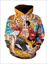 Anime One Piece Luffy Trafalgar D. Water Law Hoodie Cosplay Costume Long Sleeve Sweatshirt Sweater Zip Up Coat Jackets