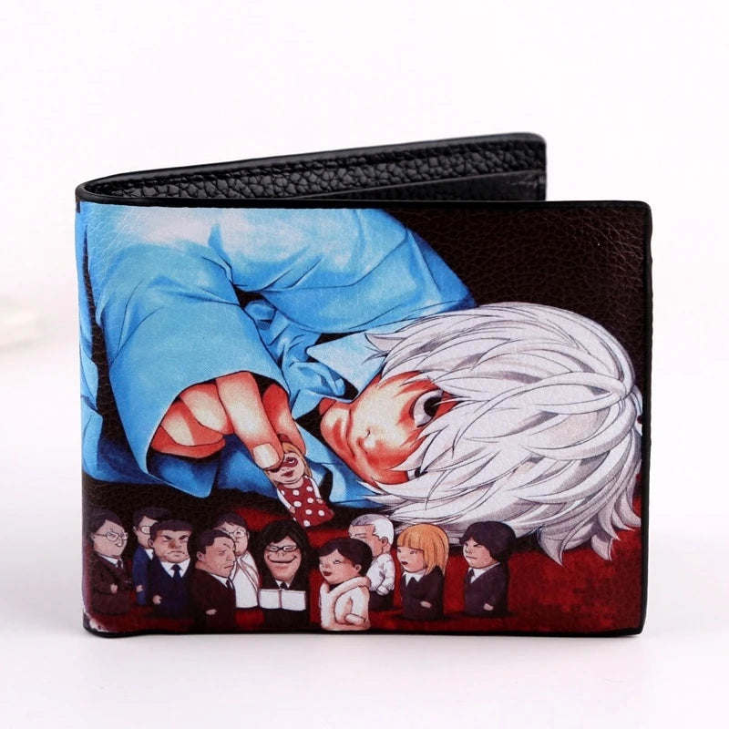Anime Death Note L·Lawliet Short PU Leather Wallet Yagami Light Purse