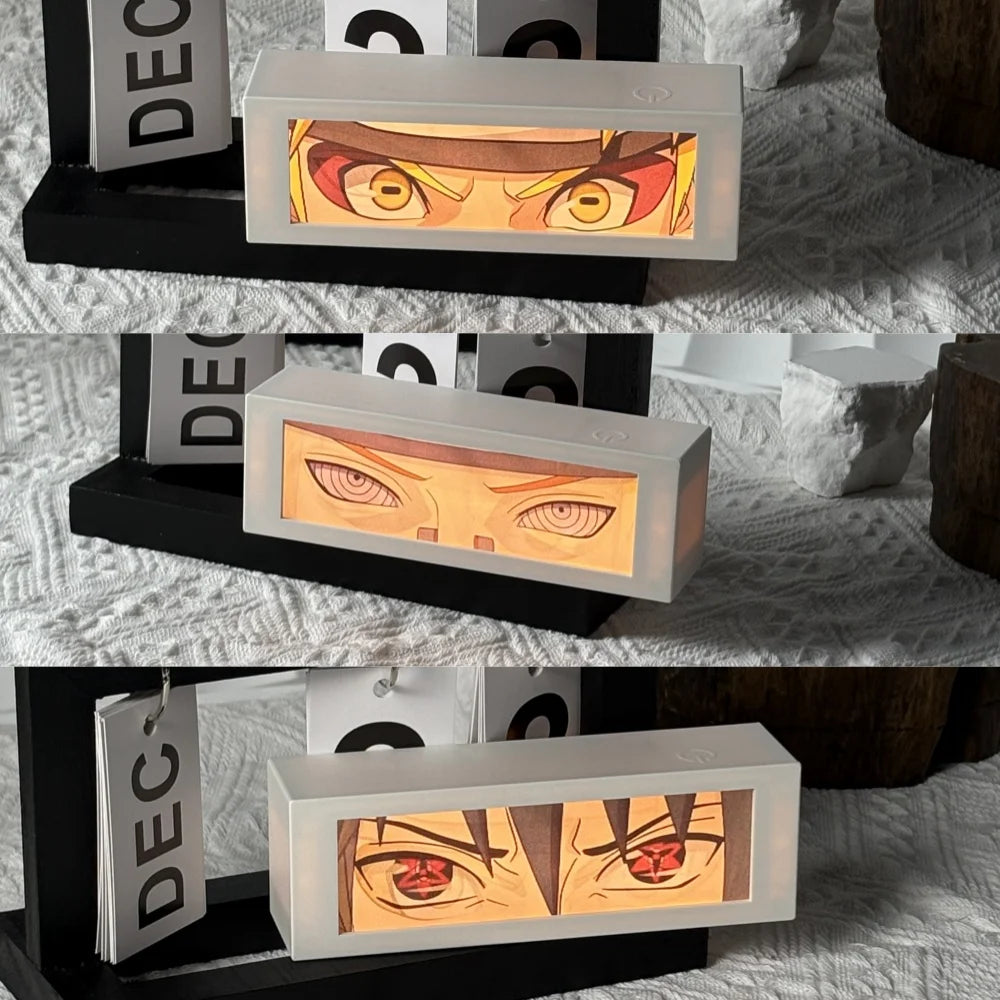 Anime 3D Motion Light Box – Manga Night Lamp for Bedroom & Gifts