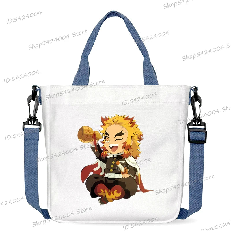 Demon Slayer Crossbody Bag – Rengoku & Tengen Graphic Print Shoulder Bag