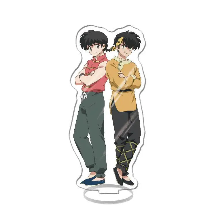 Anime Ranma 1/2 Nibun No Ichi Acrylic Stand Model Plate Decoration Desk Figure Display Friends Girls Gift Cartoon New Product