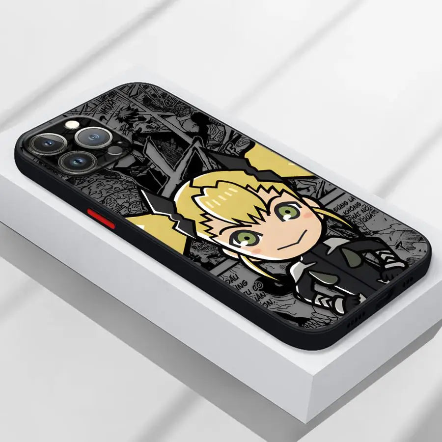 Kaiju No. 8 Anime Phone Case – Soft Cover for iPhone 7–16 Pro Max & SE