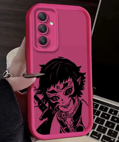 Anime A-Agatsuma Z-Zenitsu Phone Case For Samsung Galaxy A14 A15 5G S21 S22 S23 S24 S25 5G FE Plus Ultra A25 A35 A52 A53 A54 A55