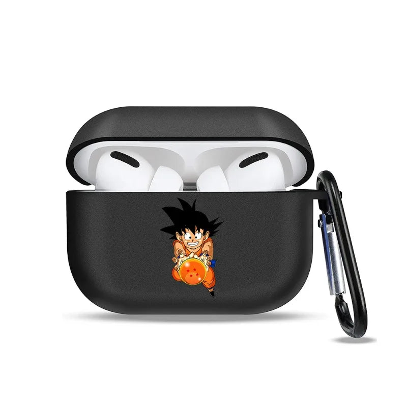 Creative Dragon Ball Sun Wukong AirPods Pro2 Protective Case Anime 2/3 Generation Bluetooth Decoration Earphone Case
