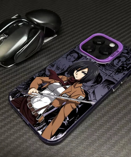 Hot Anime J-Jaegers M-Mikasas Phone Case For Samsung Galaxy A14 A15 5G S21 S22 S23 S24 5G FE Plus Ultra A25 A35 A52 A53 A54 A55