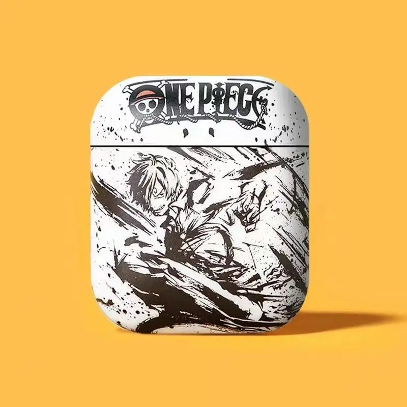 Anime One Piece Luffy Zoro Airpods Pro 2 Smart Cover Airpods 1/2/3 Protective Case for Iphone Bluetooth Earphones