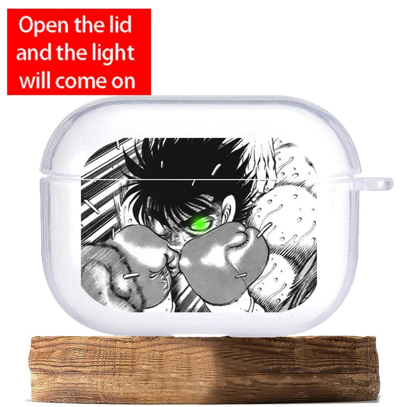 Anime The First Step Case For Apple AirpodsPro Headphone Shockproof Protection Air Pods4 Pro 1/2/3Earphone Soft Cover