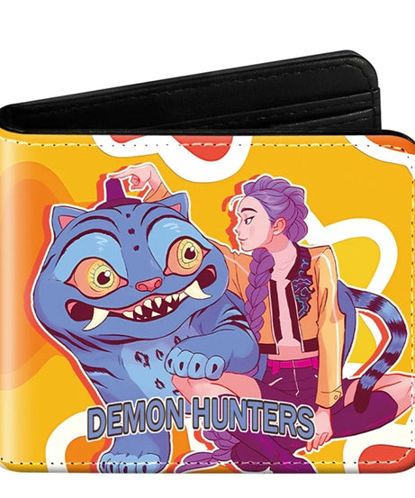 Devil Hunter Pu Anime Print Short Mini Wallet Rumi Mira Zoey Saja Boys Figure Change Storage Bag Birthday Gift