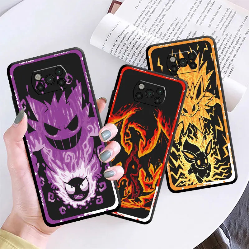 Pokemon Anime Phone Case for Xiaomi Mi Poco F5 X4Pro5G 11 Lite M5 9T X3 NFC 13 Pro M3 12 X 10 Silicone
