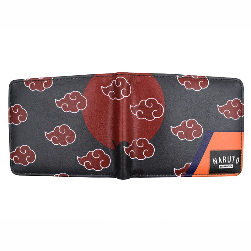 KAYOU Naruto PU Leather Wallet Hidden Leaf Village Printing Wallets
