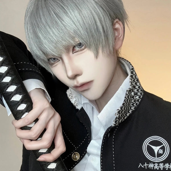 Persona 4 Yu Narukami Cosplay Costume — School Uniform & Wig