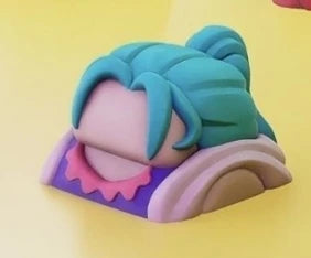 Monkey· D·Luffy cool creative personality kawaii anime peripheral cross axis universal Q version three-dimensional keyboard cap