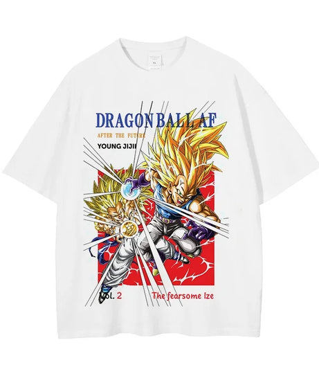 Dragon Ball Z Streetwear T-Shirt – Anime Graphic Cotton Tee