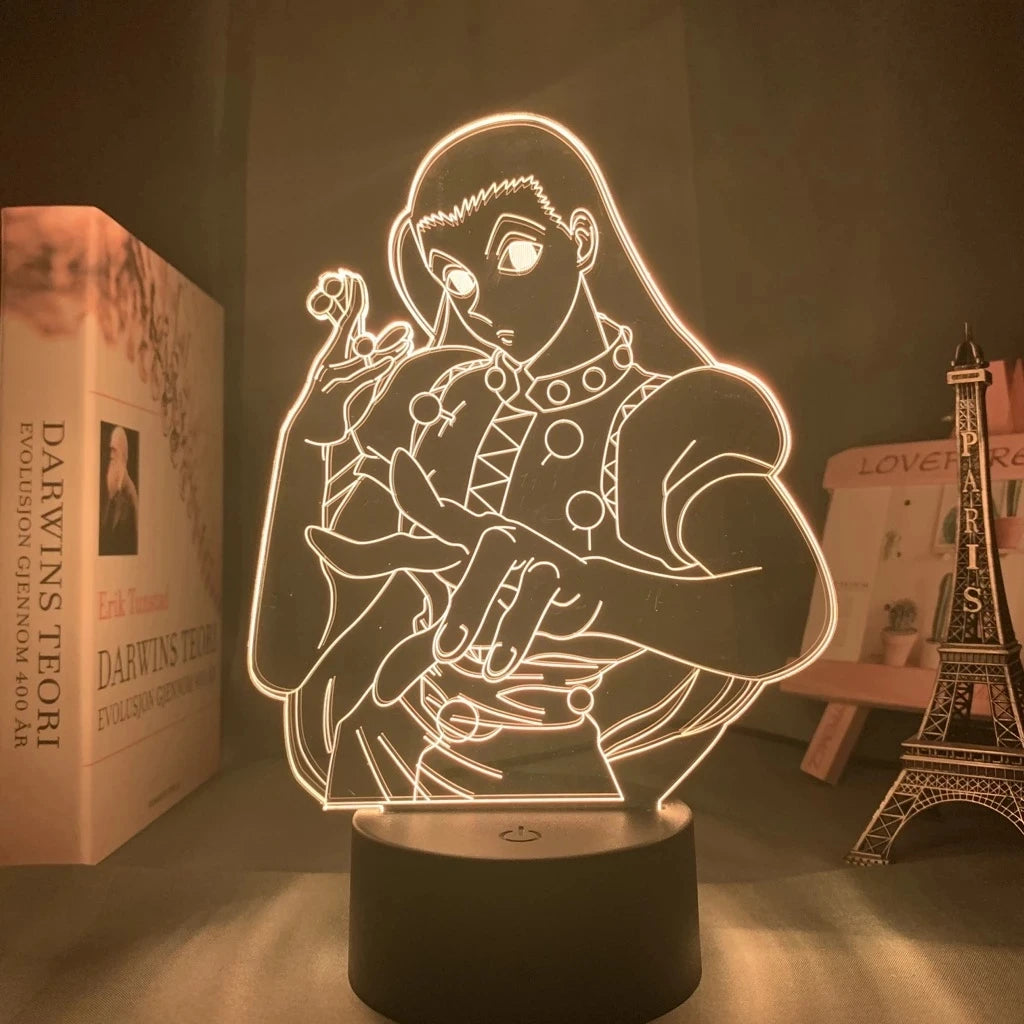 Anime Hunter X Hunter Led Night Light Killua Zoldyck Figure Nightlight Color Changing Usb Battery Table 3d Lamp Gift for Kids