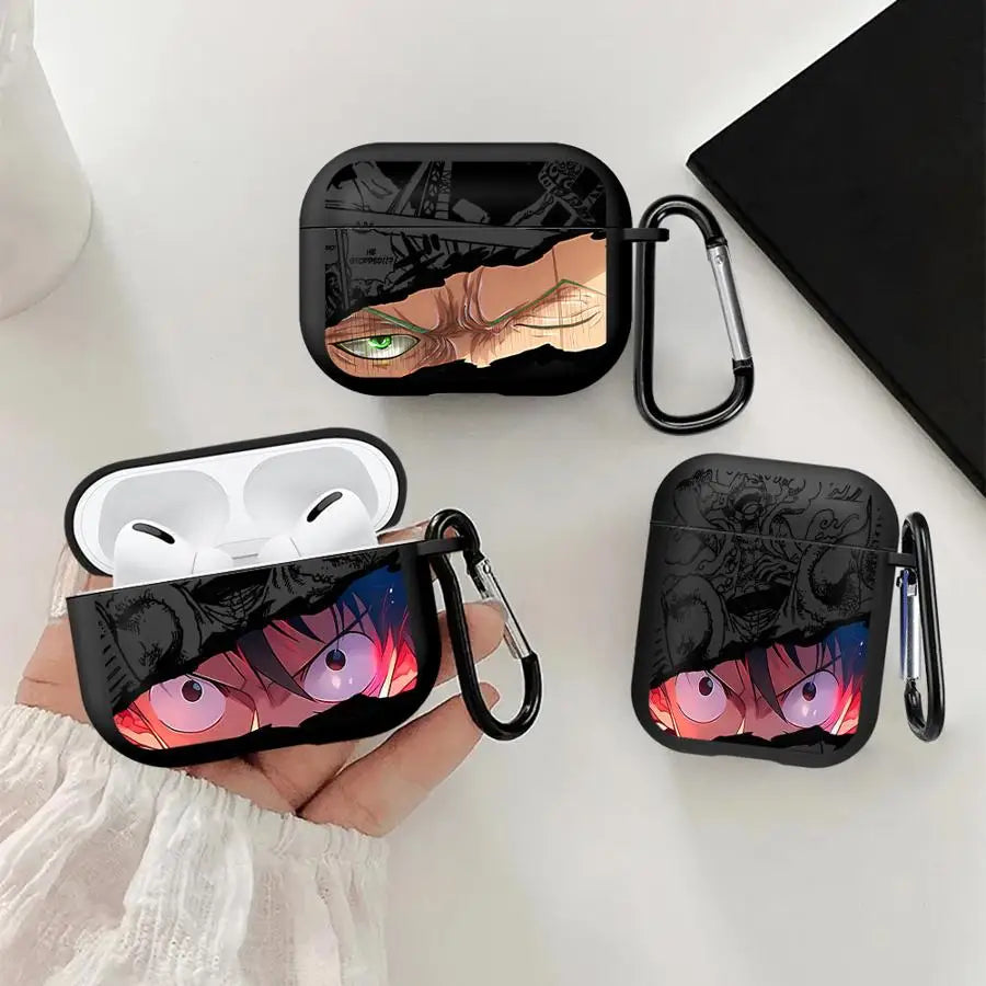 Case For Airpods Pro2 Pro 3 4 1 2 Pro3 Earphone Cases Cover Anime OneS P-ieceS