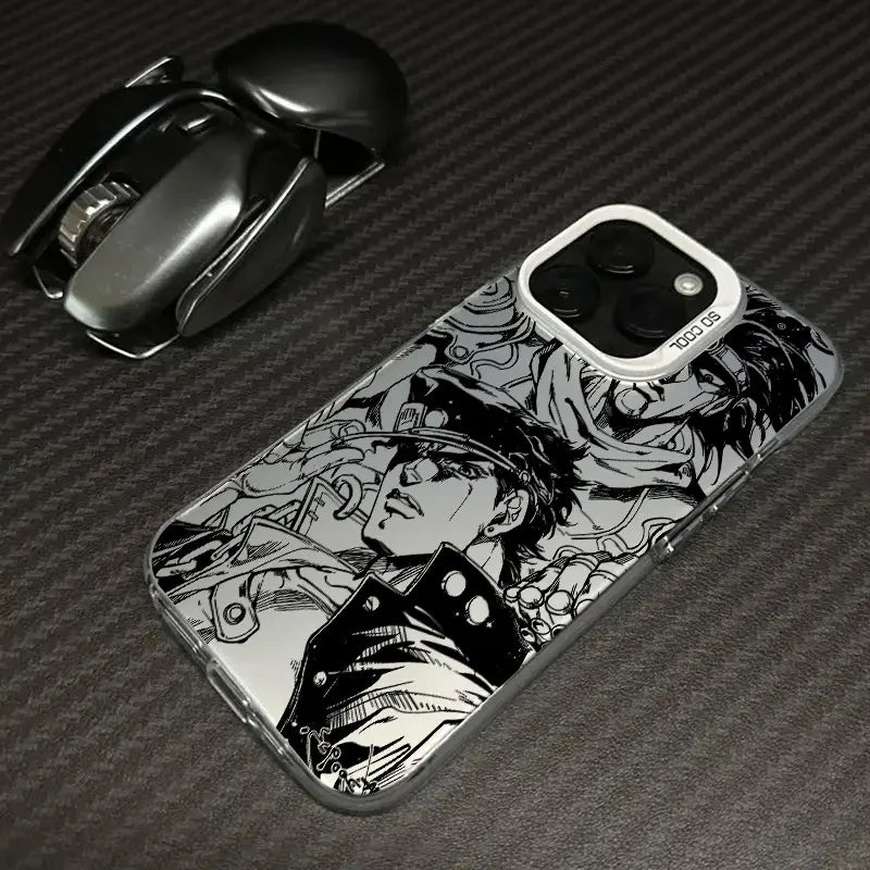 JoJos Bizarre Adventure Art Coque For Apple iPhone 16e 16 14 15 13 11 Pro Max Case 15 Plus 12 13 Mini 16e Shockproof Phone Cover