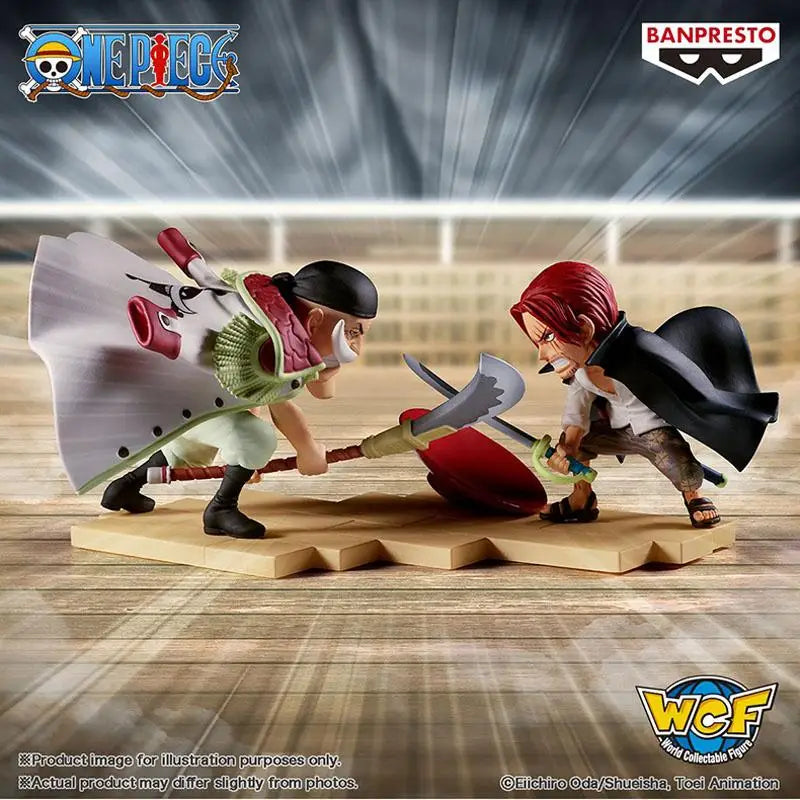 10cm One Piece WCF Storyline Edward Newgate VS Shanks Anime Action Figure Model Toys Gift for Birthday