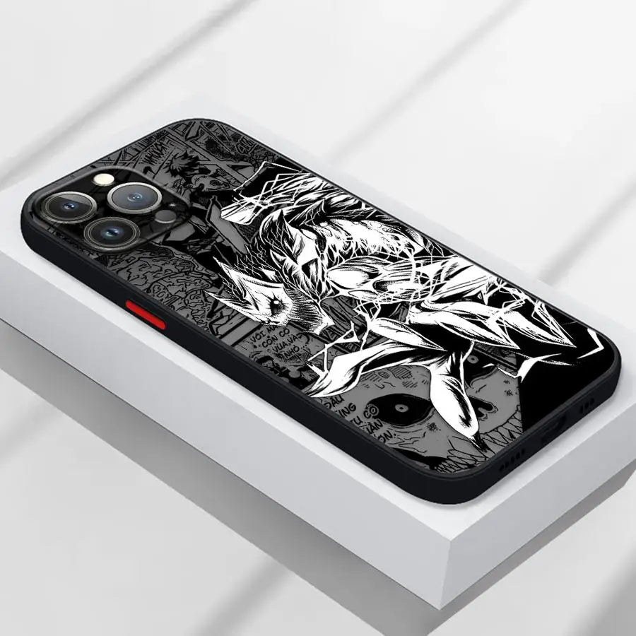 Cool Kaiju No.8 Monster Form Phone Case for iPhone 16 14Pro XR 16e 15 13 Mini SE 7 8 Plus 12 11 Pro XS Max 14 Soft Cover