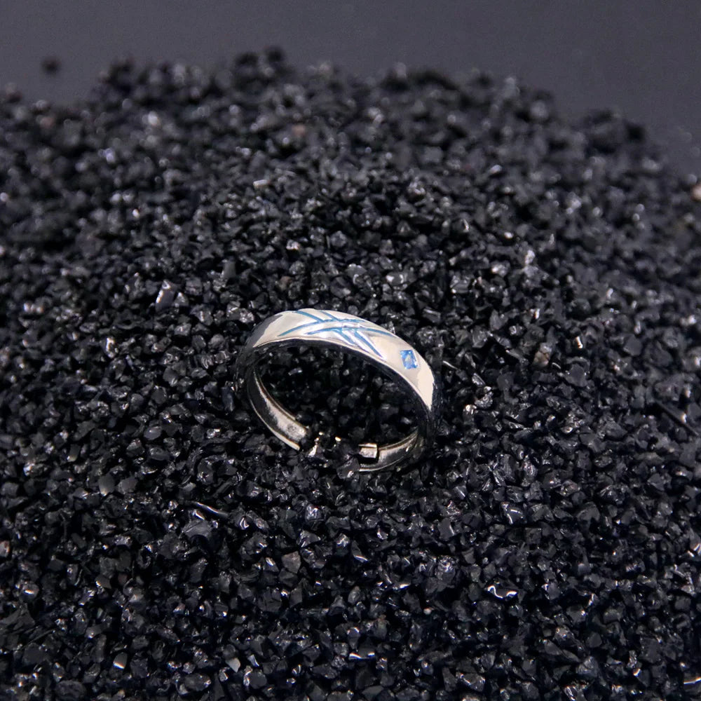 Anime Darling In The Franxx Cosplay Ring HIRO ZERO TWO Adjustable Opening Rings For Couple Love Fashion Jewelry Accessories