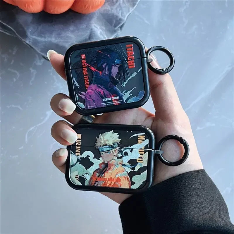 Anime Naruto Jiraiya Payne Itachi Apple Airpods pro2 protective cover 2/3 generation wireless Bluetooth headset shell for men