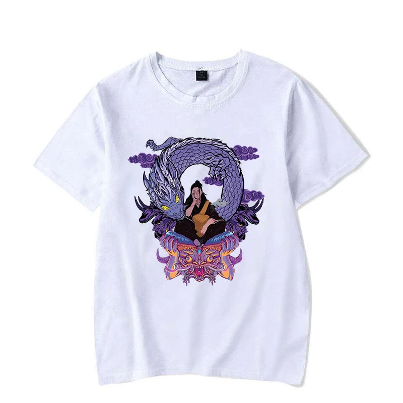 New Geto Suguru Print Graphic T Shirt Unisex Fashion Casual Short Sleeve Shirt Tee Anime Personality T Shirts