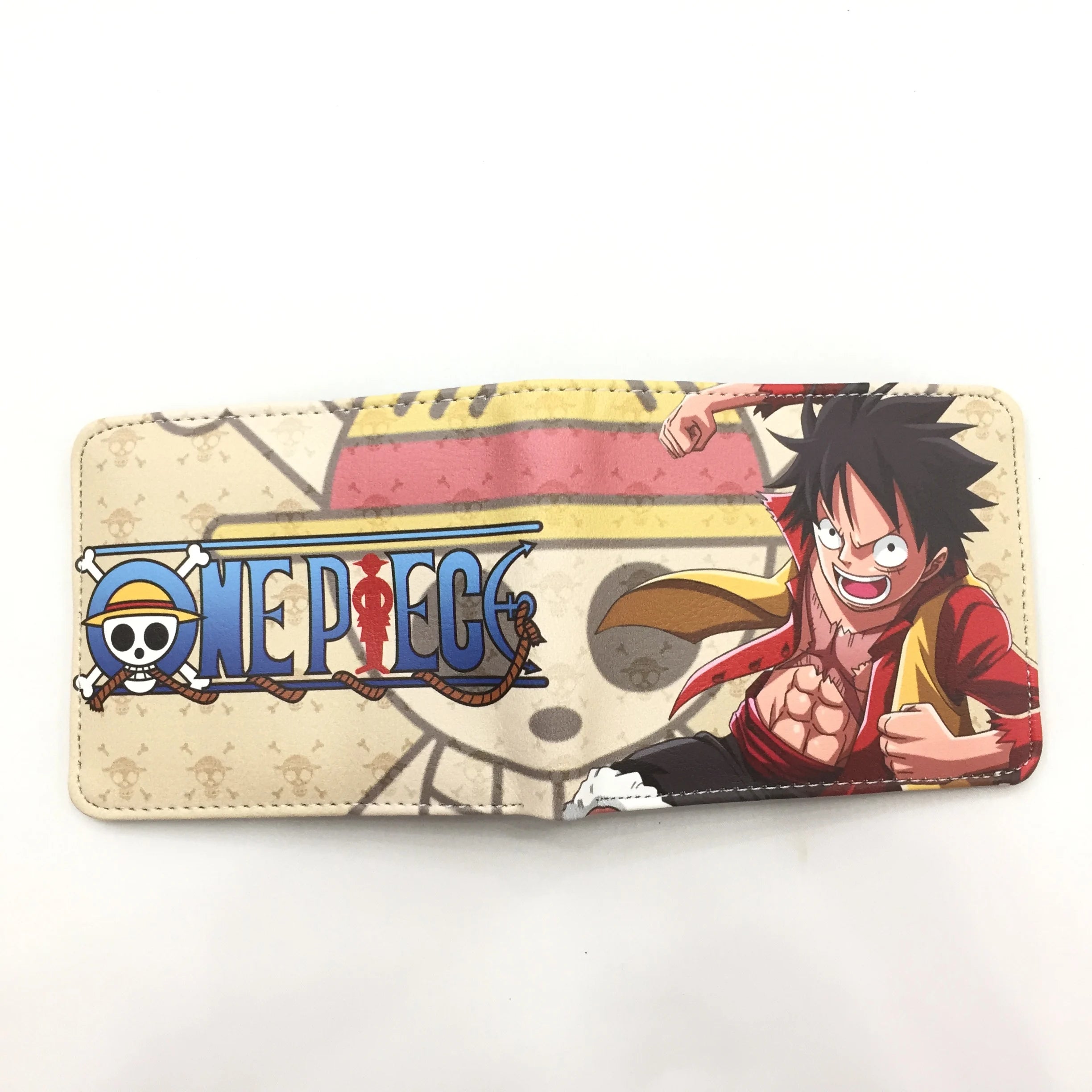 One Piece Anime PU Wallet Zoro Luffy Ace Character Wallet Foldable Portable Multi-Function Card Holder Coin Purse Birthday Gift