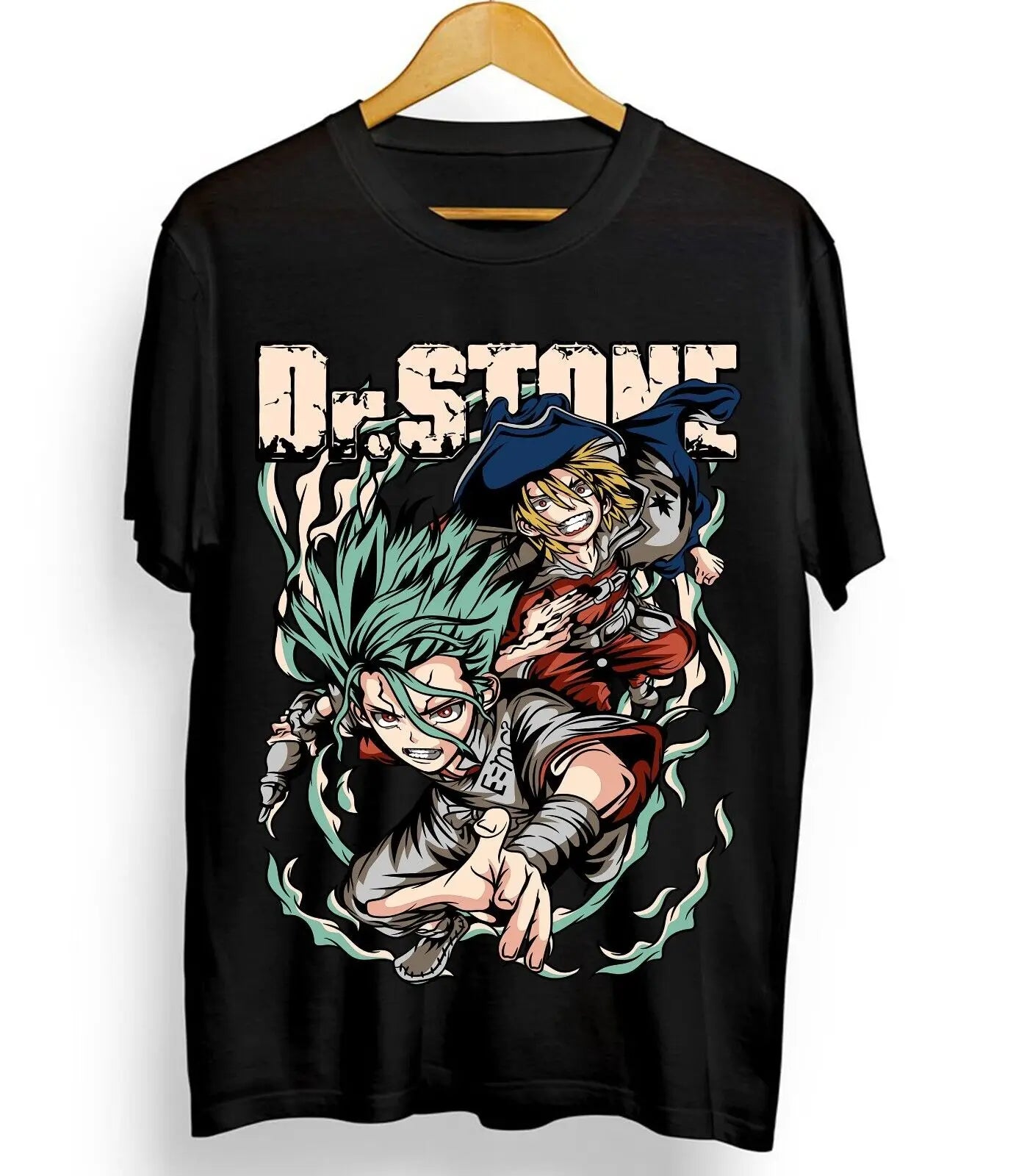 Dr. Stone T-Shirt Senku Ishigami Ryusui Asagiri Seiyuu Vintage Shirt All Size