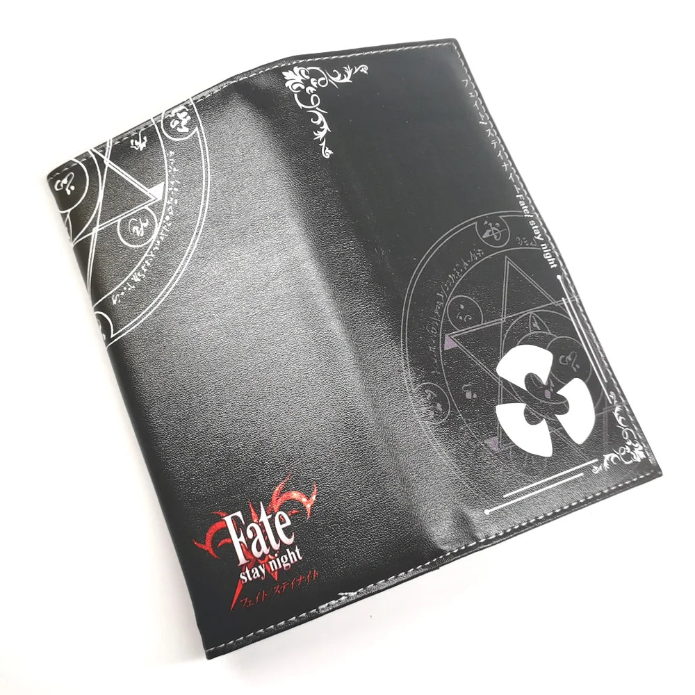 Anime Fate/stay Night Long Women Wallets Money Clip Men Card Holders Purse