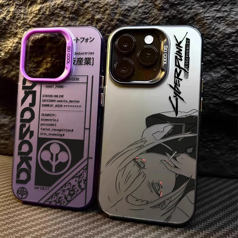 Cool Edgerunners C-Cyberpunks Case for Samsung Galaxy A34 A55 A35 A25 A15 A05 A05S 5G A24 A14 A54 A53 A33 A13 A23 A32 A52 A52S