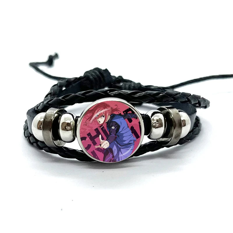 Anime Blue Lock Isagi Yoichi Chigiri Bachira Leather Bracelet Cosplay Unisex Adjustable Punk Wristband Jewelry Props