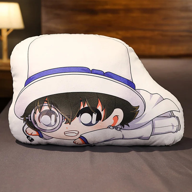 35cm Detective Conan, Kudo Shinichi, Mouri Ran, Kid The Phantom Thief Keychain Pendant, Anime Pillow Related Peripheral Products