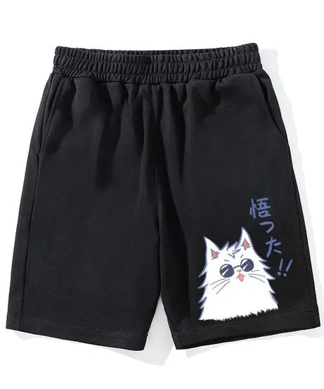 Anime Jujutsu Kaisen Workout Gym Shorts for Men Quick Dry Breathable Casual Athletic Shorts with Pockets Summer Running Short