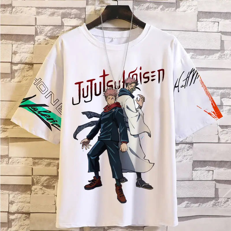 Anime Summer Jujutsu Kaisen T-Shirt Gojo Satoru Clothes Men and Women Fashion T Shirts Short Sleeves Casual Tops birthday gifts