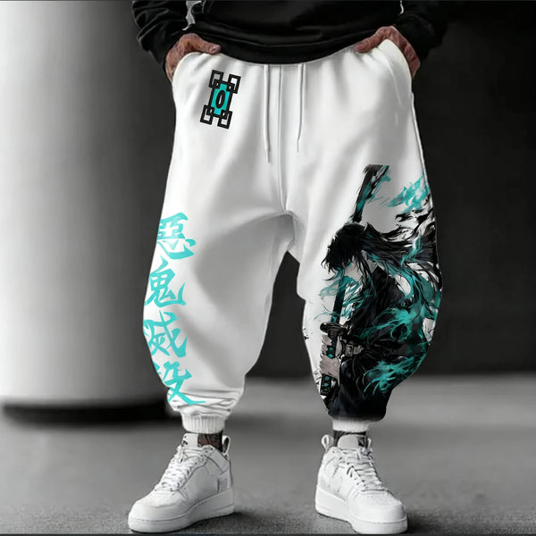 Demon Slayer Muichiro Joggers — Anime Print Sweatpants