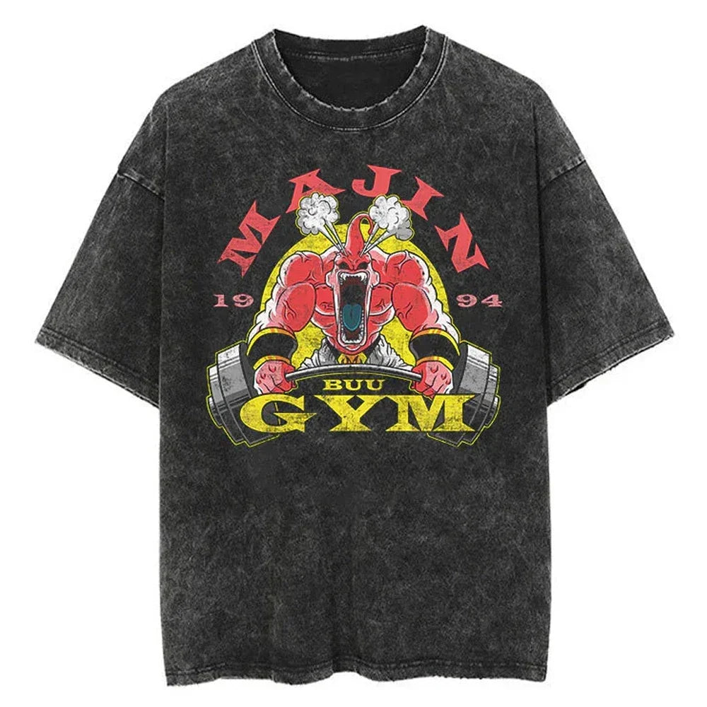Dragon Ball Oversized Vintage T-Shirt – Streetwear Cotton Tee