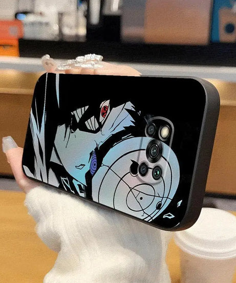 Case for Xiaomi Poco C61 C40 C75 M5 F3 X3 X4 X5 X7 Pro C50 C71 F1 M3 M4 M7 Pro Black Soft Phone Cover Anime Narutos Cool