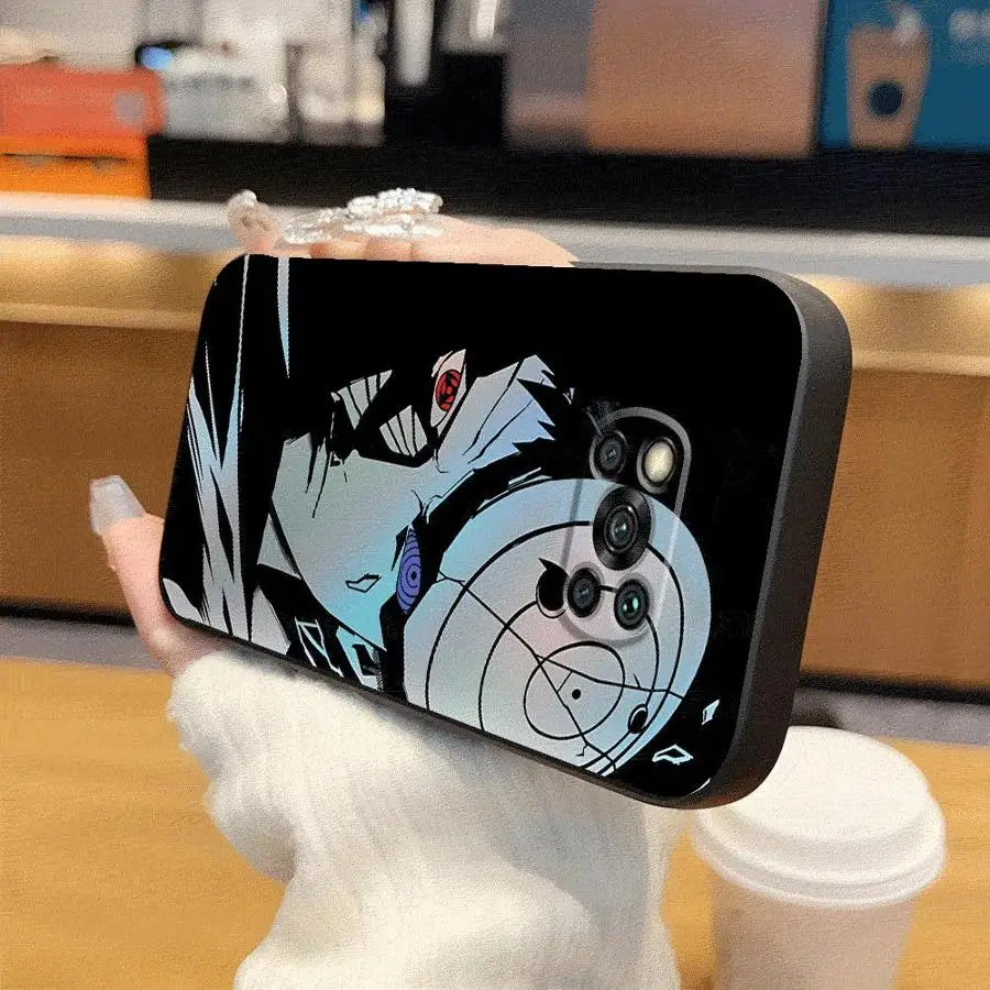Case for Xiaomi Poco C61 C40 C75 M5 F3 X3 X4 X5 X7 Pro C50 C71 F1 M3 M4 M7 Pro Black Soft Phone Cover Anime Narutos Cool