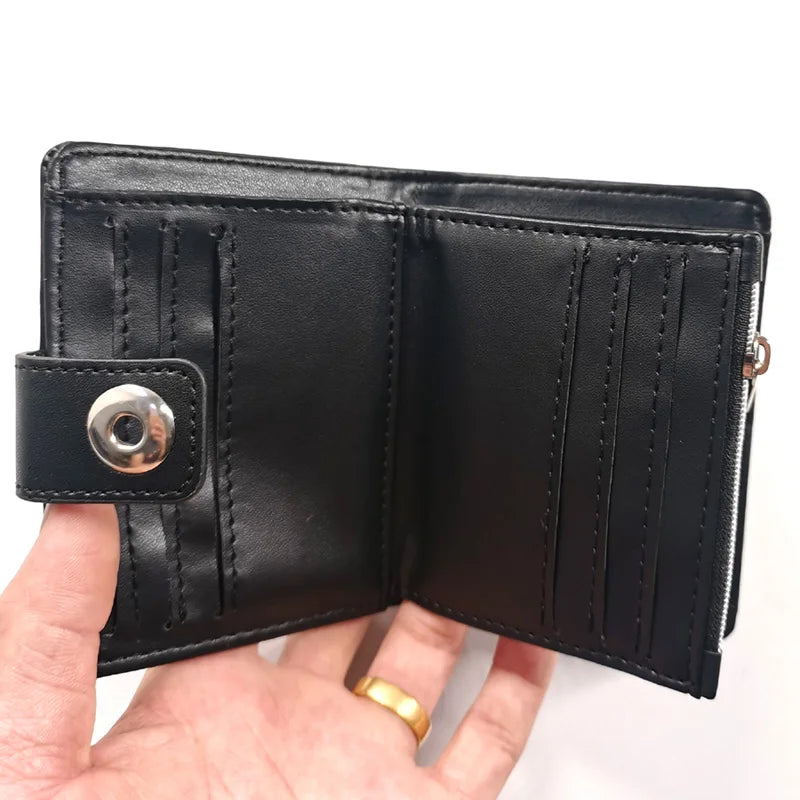 Attack on Titan Short Men Wallet Levi Survey Corps Men's Women's Coin Purse Scout Regiment Money Bag