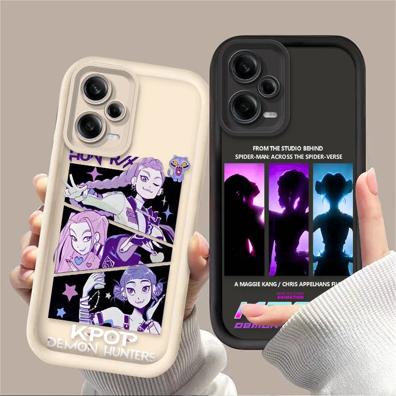 D-demon H-Hunters K-Kpop Case For Xiaomi Redmi Note 13 14 12 11 Pro Plus 5G 14S 12S 11S 10S 10 9 Redmi 14C 13C 12C 12 4G Cover