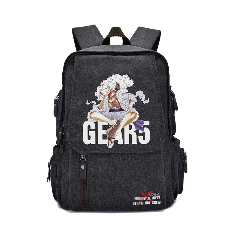 Anima One Piece Peripherals Luffy Ace Premium New Rucksack School Bag Trendy Large Capacity Backpack Bag Birthday Fan Gift