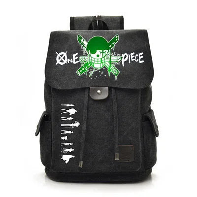 One Piece Anime Backpack Cosplay Luffy Unisex Students School Bag Large Capacity Bookbag Laptop Travel Rucksack Outdoor Bag