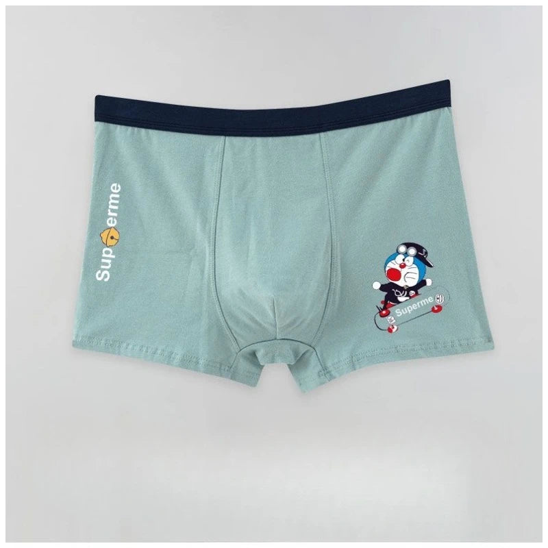 Doraemon Cartoon Boxer Shorts – Cute & Comfy Breathable Underwear