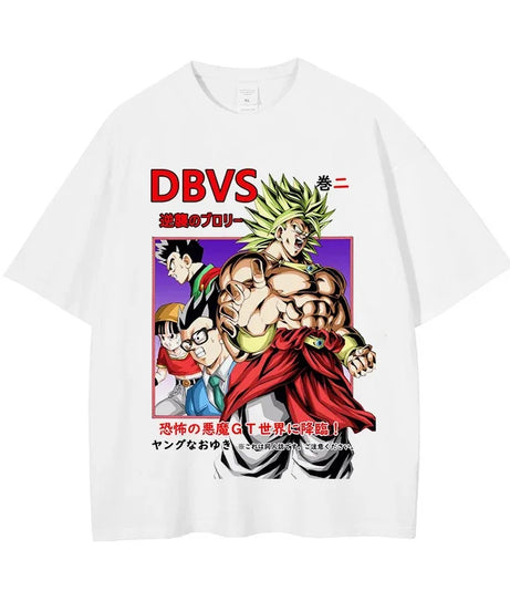 Dragon Ball Z Streetwear T-Shirt – Anime Graphic Cotton Tee