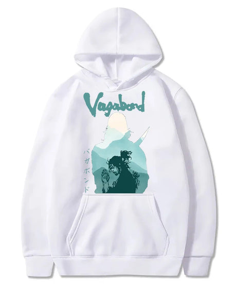 Manga 90s VAGABOND Miyamoto Musashi Print Man Hoodies Acg Fans Streetwear Hipster Otaku Clothing Casual Girl Sweatshirts